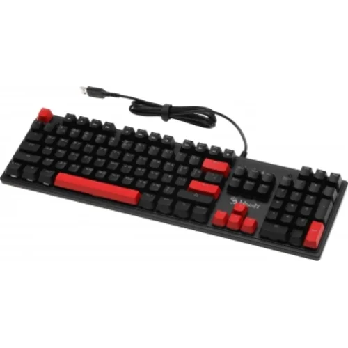 Клавиатура A4Tech Bloody S510R механическая черный USB for gamer LED (S510R USB FIRE BLACK/BLMS RED)